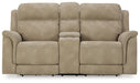 Next-Gen DuraPella Power Reclining Loveseat with Console - Valley Furniture (Rohnert Park, CA)