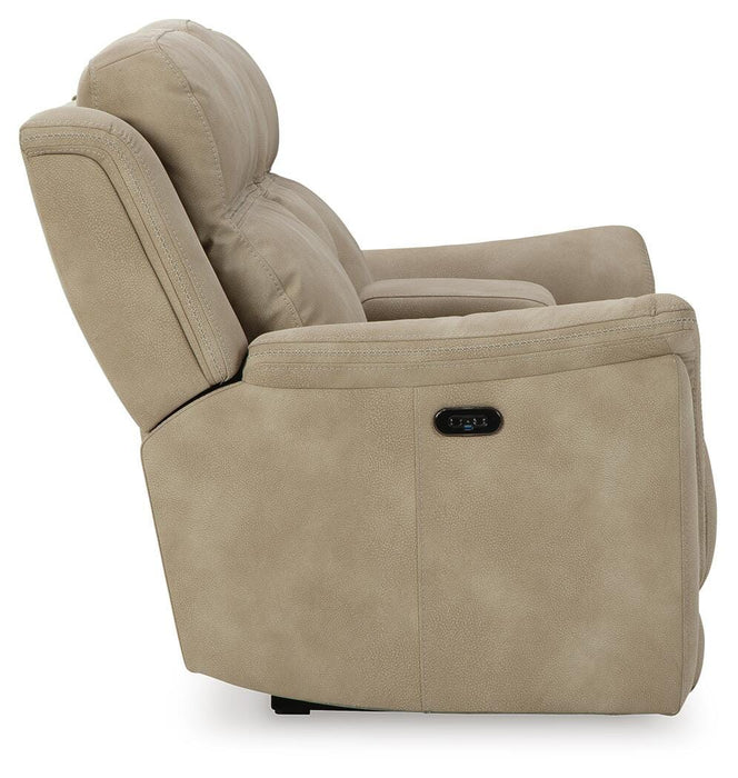 Next-Gen DuraPella Power Reclining Loveseat with Console - Valley Furniture (Rohnert Park, CA)