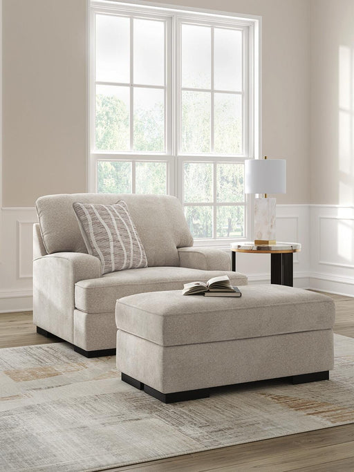High Profile Chair & Ottoman Living Room Set - Valley Furniture (Rohnert Park, CA)