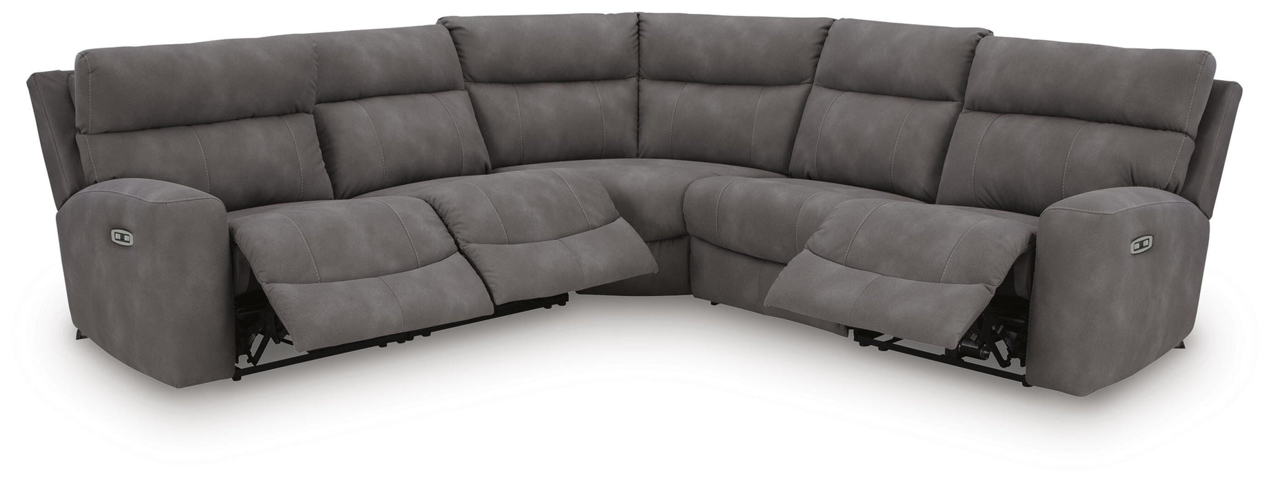 Next-Gen DuraPella Power Reclining Sectional - Valley Furniture (Rohnert Park, CA)