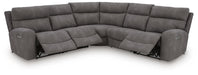 Next-Gen DuraPella Power Reclining Sectional - Valley Furniture (Rohnert Park, CA)