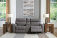 Next-Gen DuraPella Power Reclining Sectional Loveseat with Console - Valley Furniture (Rohnert Park, CA)