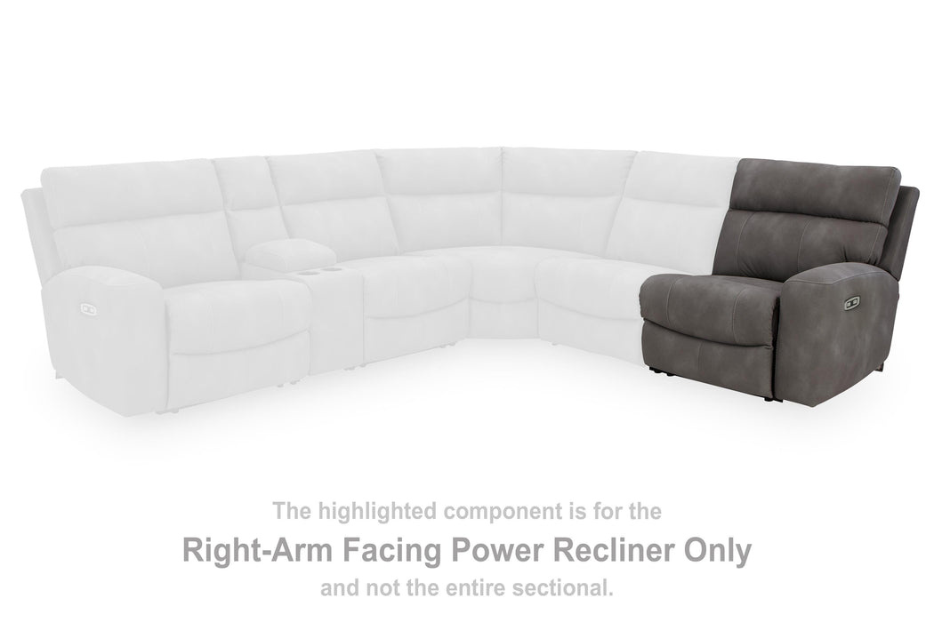 Next-Gen DuraPella Power Reclining Sectional - Valley Furniture (Rohnert Park, CA)
