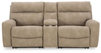 Next-Gen DuraPella Power Reclining Sectional Loveseat with Console - Valley Furniture (Rohnert Park, CA)