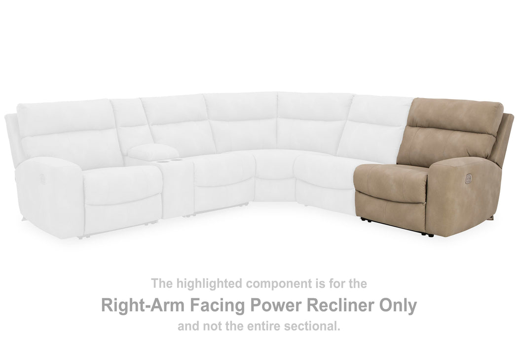 Next-Gen DuraPella Power Reclining Sectional - Valley Furniture (Rohnert Park, CA)