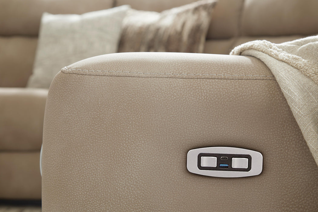 Next-Gen DuraPella Power Reclining Sectional Loveseat - Valley Furniture (Rohnert Park, CA)