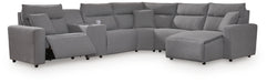 Modmax Power Reclining Sectional with Chaise - Valley Furniture (Rohnert Park, CA)