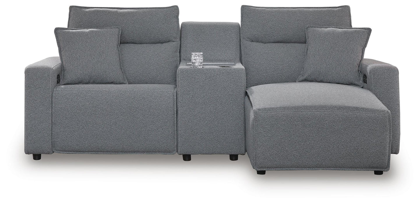 Modmax Power Reclining Sectional with Chaise - Valley Furniture (Rohnert Park, CA)