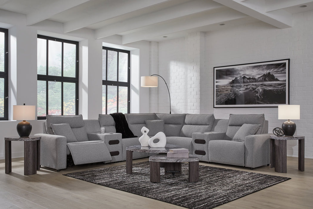 Modmax II Power Reclining Sectional with Audio Consoles - Valley Furniture (Rohnert Park, CA)