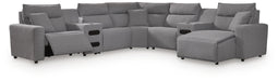 Modmax Power Reclining Sectional with Chaise - Valley Furniture (Rohnert Park, CA)