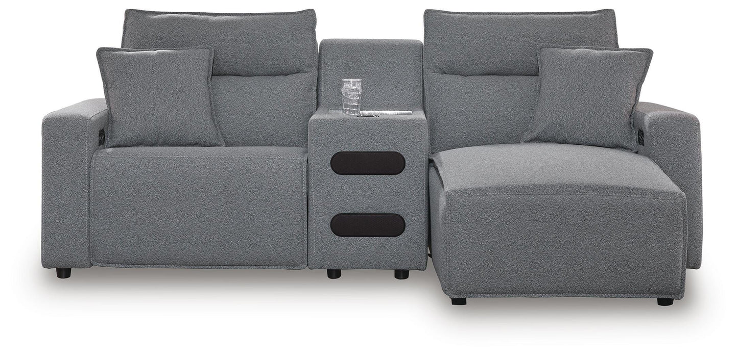 Modmax Power Reclining Sectional with Chaise - Valley Furniture (Rohnert Park, CA)