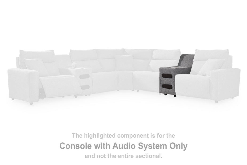 Modmax Reclining Sectional with Audio Console - Valley Furniture (Rohnert Park, CA)