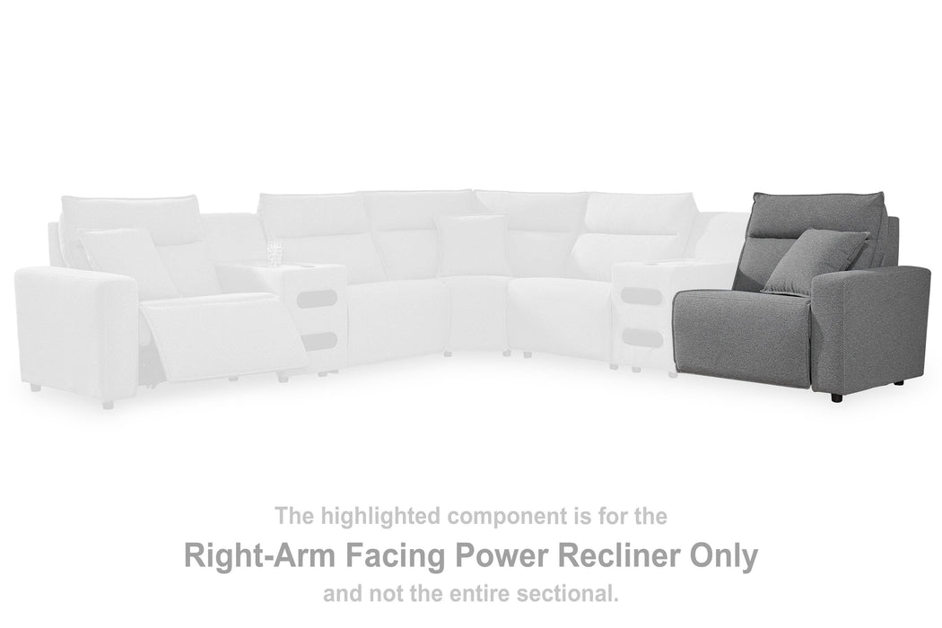 Modmax II Power Reclining Sectional with Audio Consoles - Valley Furniture (Rohnert Park, CA)
