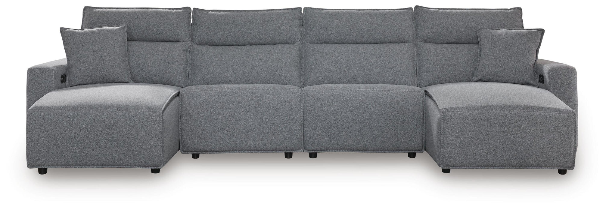 Modmax Power Reclining Sectional with Chaise - Valley Furniture (Rohnert Park, CA)