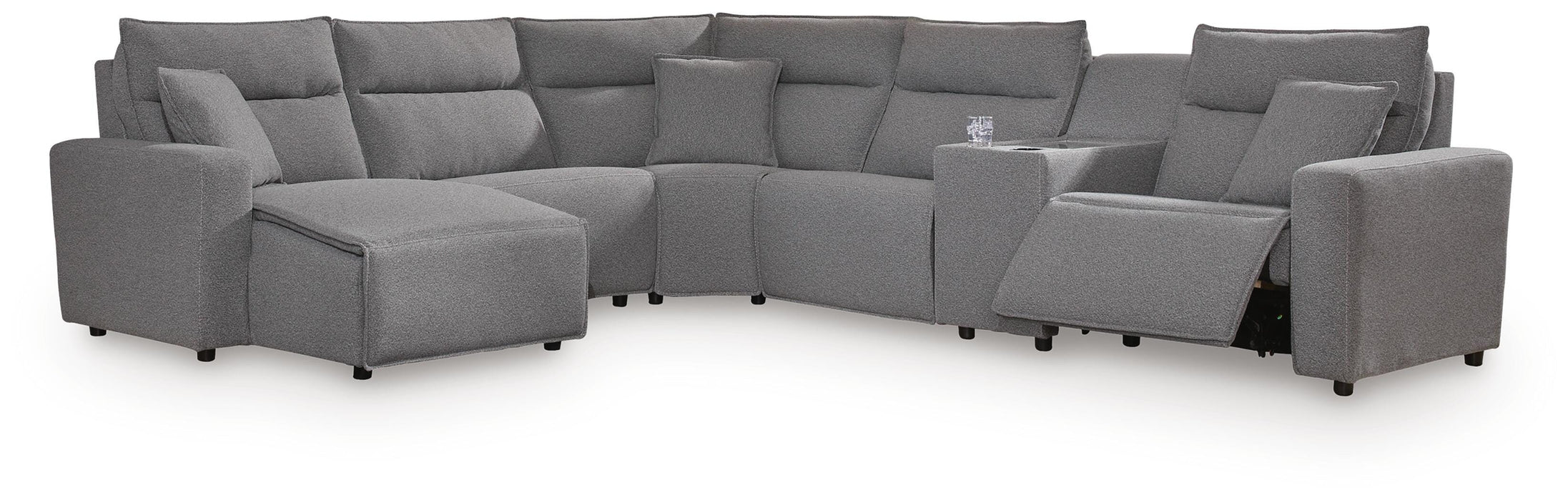 Modmax Power Reclining Sectional with Chaise - Valley Furniture (Rohnert Park, CA)