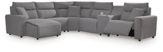 Modmax Power Reclining Sectional with Chaise - Valley Furniture (Rohnert Park, CA)