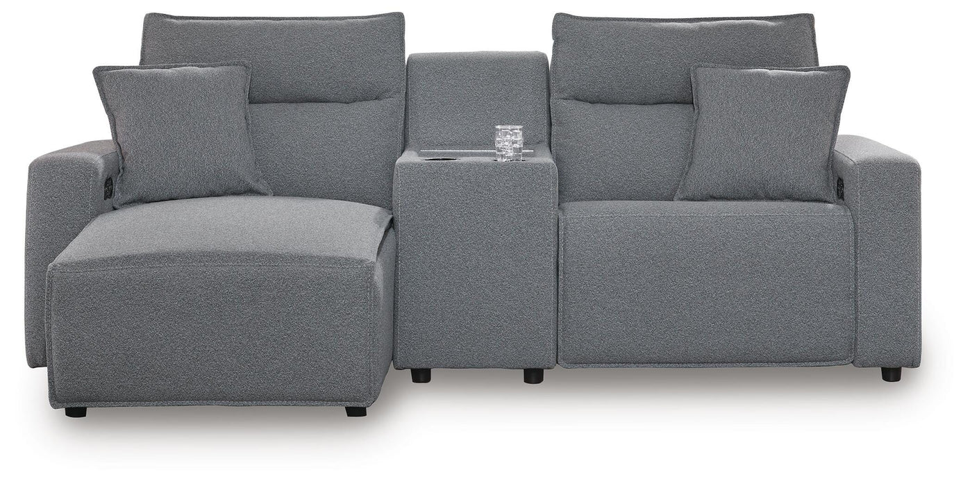 Modmax Power Reclining Sectional with Chaise - Valley Furniture (Rohnert Park, CA)
