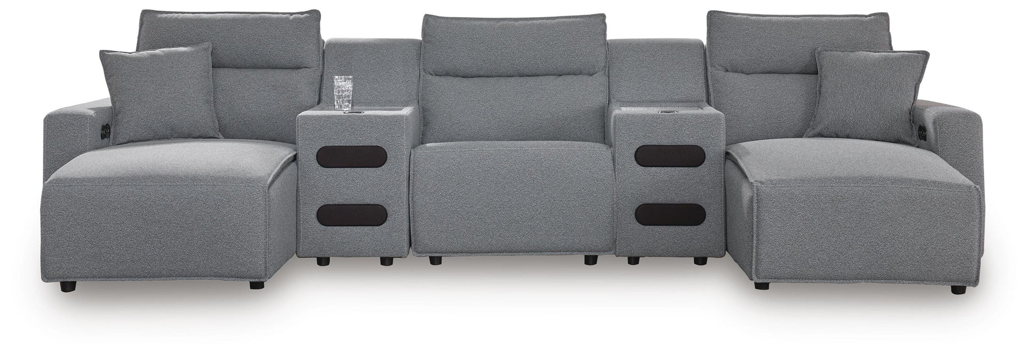 Modmax Power Reclining Sectional with Chaise - Valley Furniture (Rohnert Park, CA)