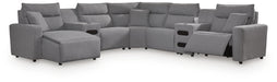 Modmax Power Reclining Sectional with Chaise - Valley Furniture (Rohnert Park, CA)