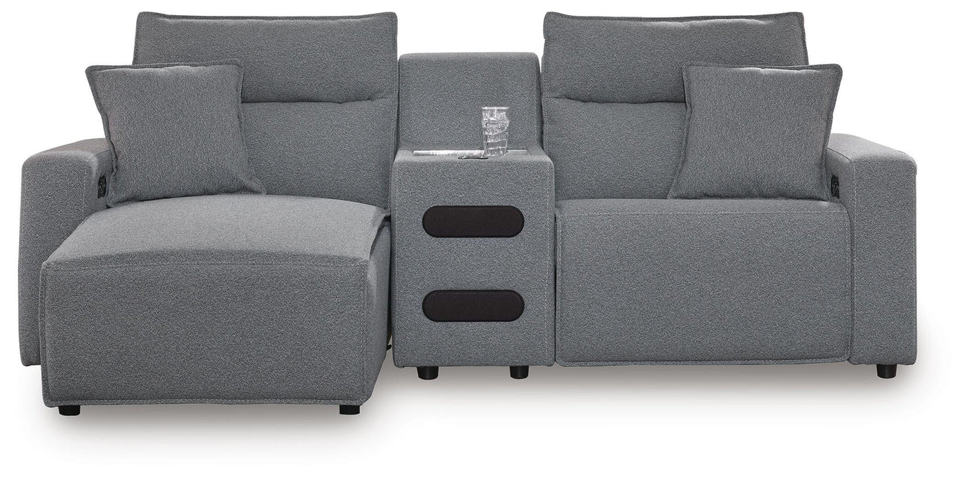 Modmax Power Reclining Sectional with Chaise - Valley Furniture (Rohnert Park, CA)