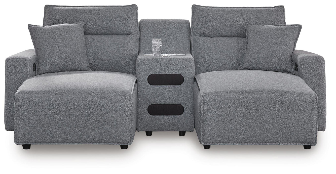 Modmax Power Reclining Sectional with Chaise - Valley Furniture (Rohnert Park, CA)