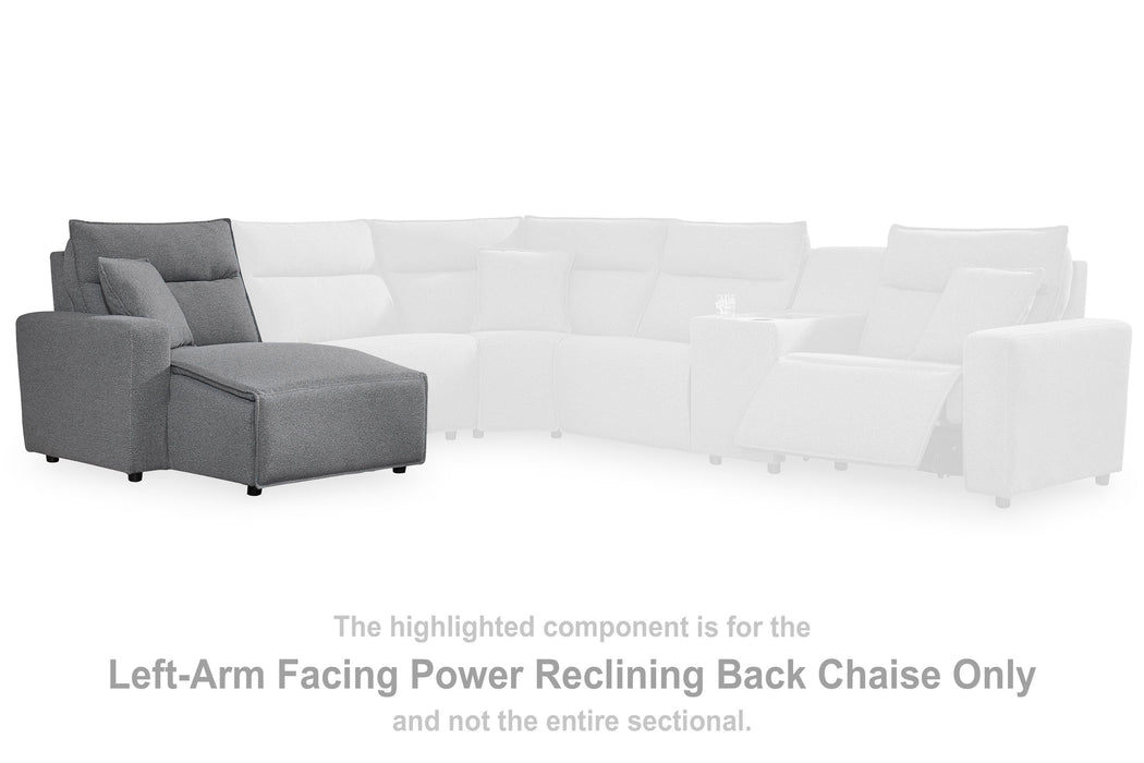 Modmax Power Reclining Sectional with Chaise - Valley Furniture (Rohnert Park, CA)