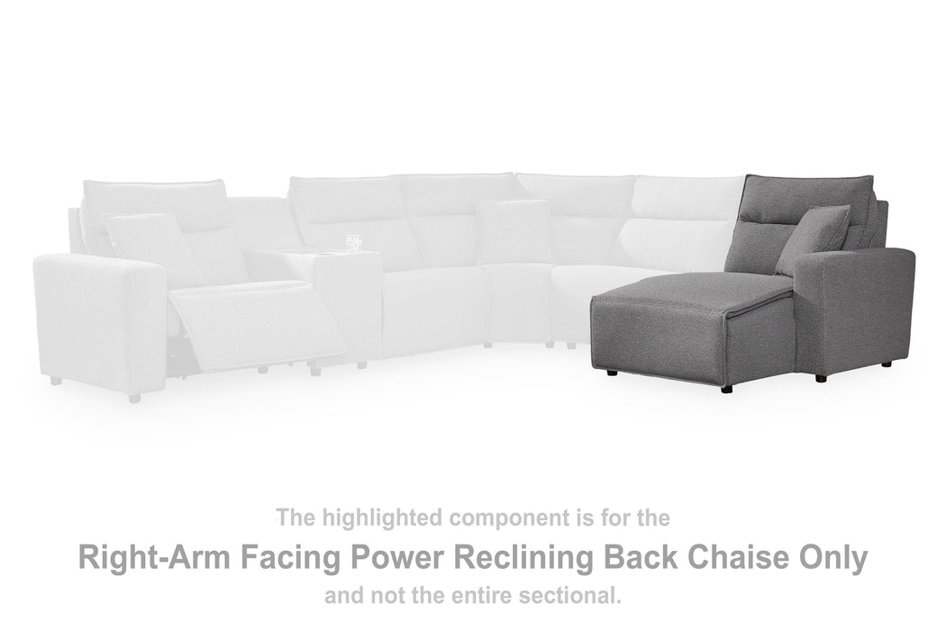 Modmax Power Reclining Sectional with Chaise - Valley Furniture (Rohnert Park, CA)
