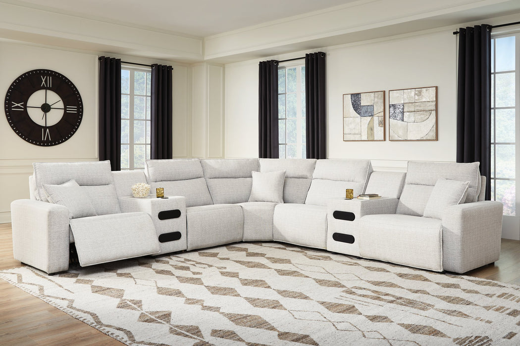 Modmax II Power Reclining Sectional with Audio Consoles - Valley Furniture (Rohnert Park, CA)