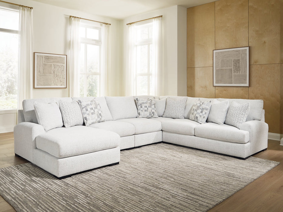 Misty-Lakes Sectional with Chaise - Valley Furniture (Rohnert Park, CA)