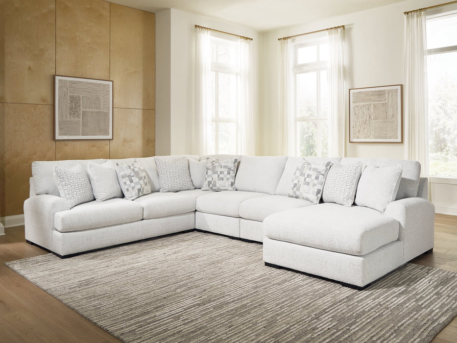 Misty-Lakes Sectional with Chaise - Valley Furniture (Rohnert Park, CA)