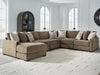 Camellia-Court Sectional with Chaise - Valley Furniture (Rohnert Park, CA)