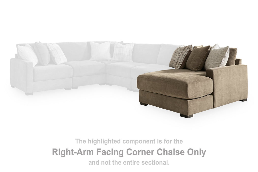 Camellia-Court Sectional with Chaise - Valley Furniture (Rohnert Park, CA)