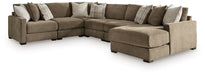 Camellia-Court Sectional with Chaise - Valley Furniture (Rohnert Park, CA)