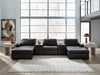 Modmax II Double Chaise Sectional with Audio Consoles - Valley Furniture (Rohnert Park, CA)