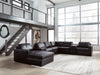 Modmax II Sectional with Chaise and Storage Consoles - Valley Furniture (Rohnert Park, CA)