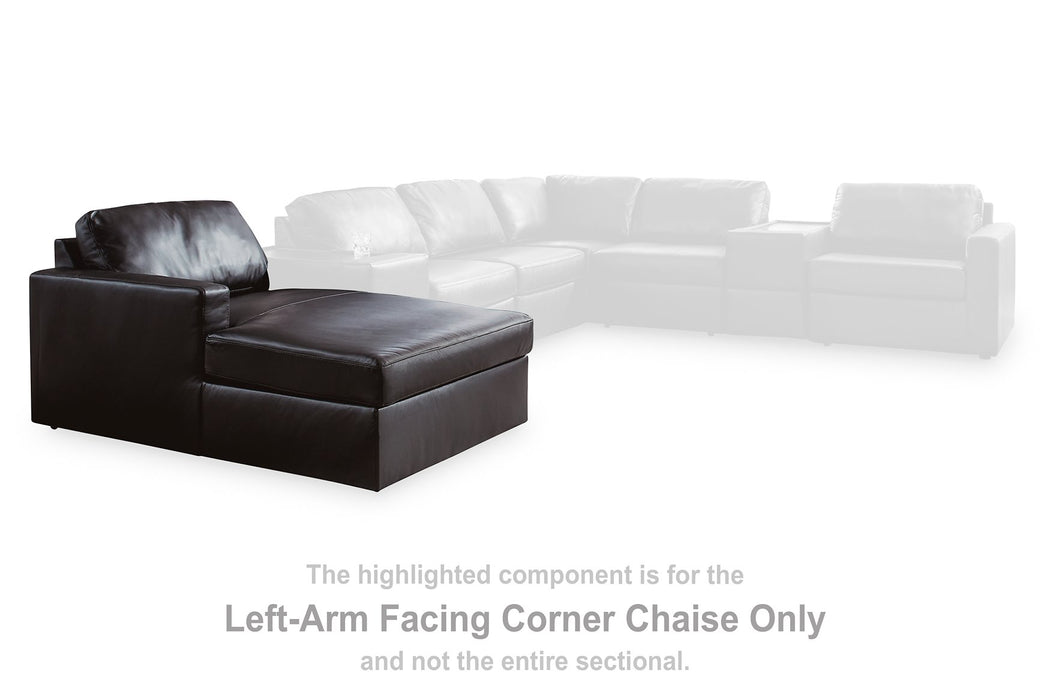 Modmax II Sectional with Chaise and Storage Consoles - Valley Furniture (Rohnert Park, CA)