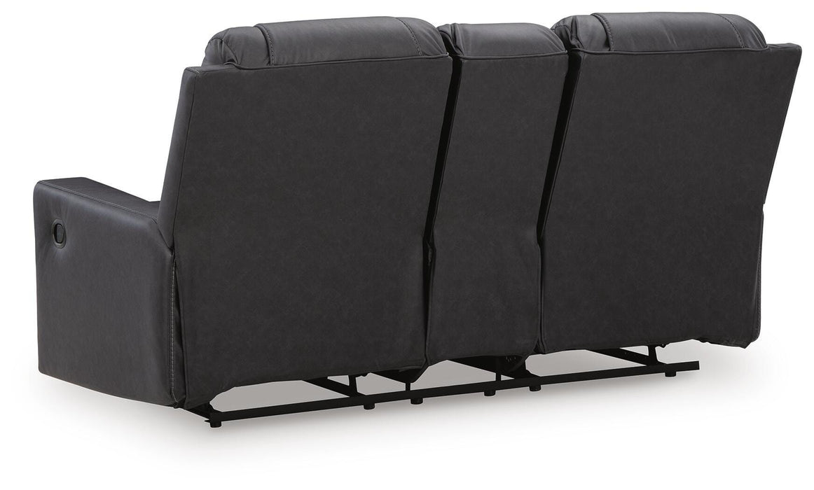 Mackmenville Reclining Loveseat with Console - Valley Furniture (Rohnert Park, CA)