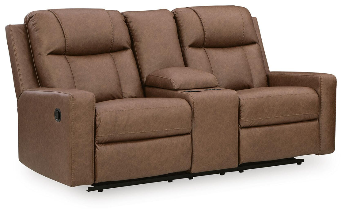 Mackmenville Reclining Loveseat with Console - Valley Furniture (Rohnert Park, CA)