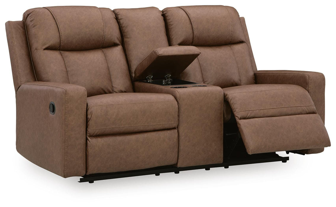 Mackmenville Reclining Loveseat with Console - Valley Furniture (Rohnert Park, CA)