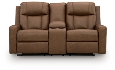 Mackmenville Reclining Loveseat with Console - Valley Furniture (Rohnert Park, CA)