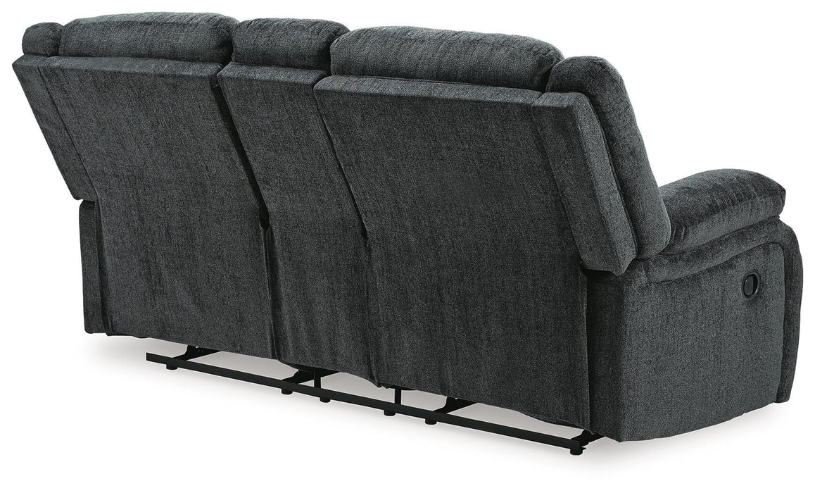 Draycoll Reclining Loveseat with Console - Valley Furniture (Rohnert Park, CA)