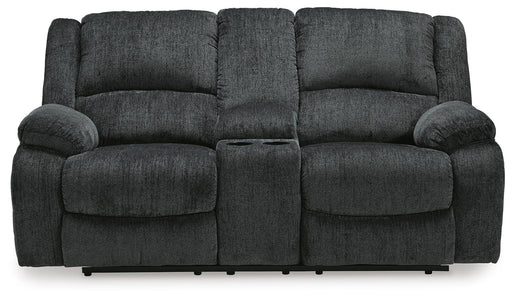 Draycoll Reclining Loveseat with Console - Valley Furniture (Rohnert Park, CA)
