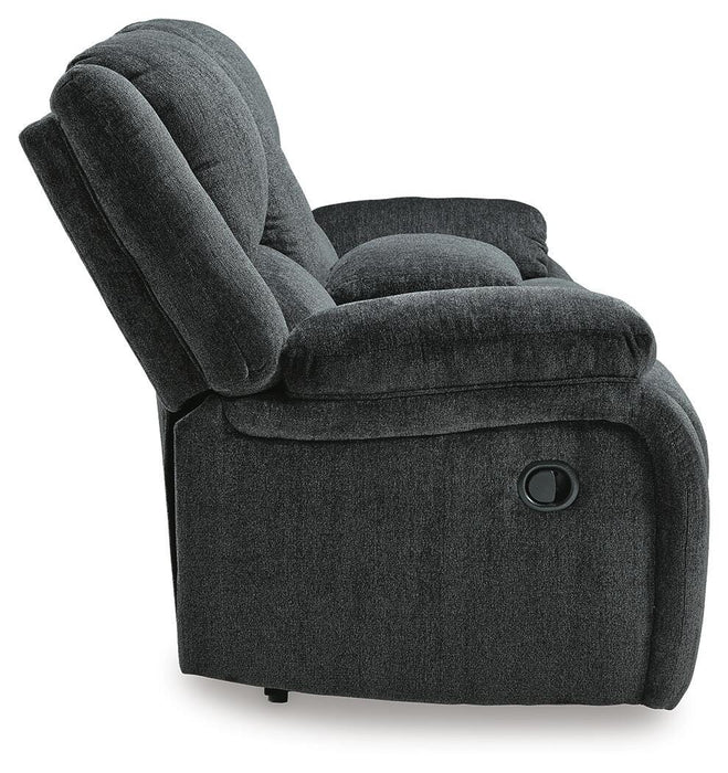 Draycoll Reclining Loveseat with Console - Valley Furniture (Rohnert Park, CA)