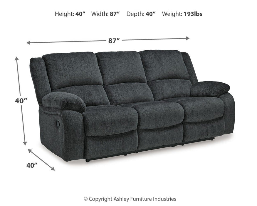 Draycoll Reclining Sofa - Valley Furniture (Rohnert Park, CA)