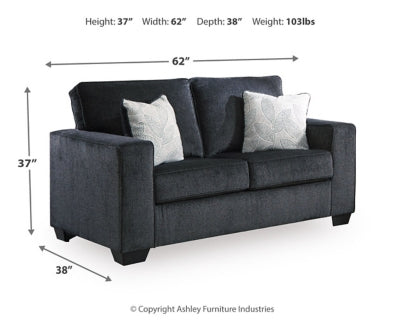 Altari Loveseat - Valley Furniture (Rohnert Park, CA)