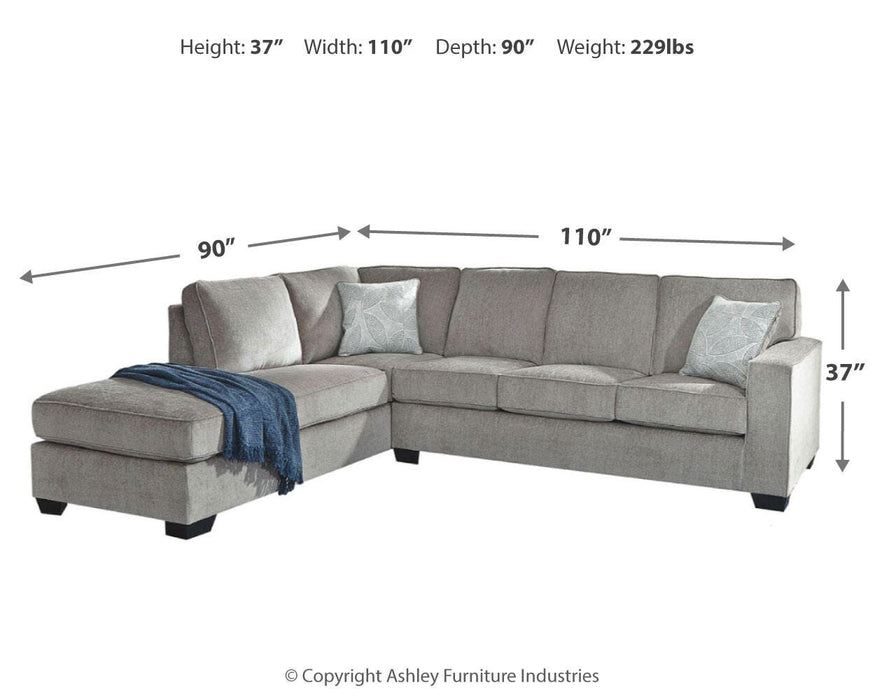 Altari Sectional with Chaise - Valley Furniture (Rohnert Park, CA)