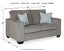 Altari Loveseat - Valley Furniture (Rohnert Park, CA)
