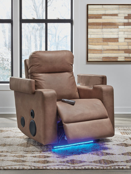 Lorrenton Power Glider Recliner with Audio System - Valley Furniture (Rohnert Park, CA)