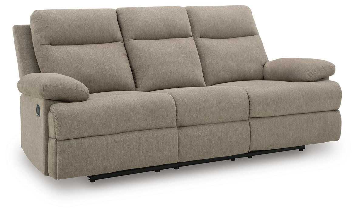 Side-Swipe Reclining Sofa with Drop Down Table - Valley Furniture (Rohnert Park, CA)