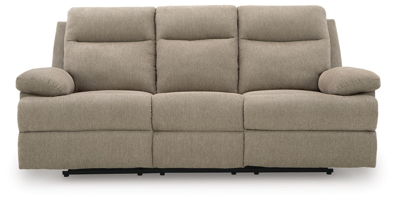 Side-Swipe Reclining Sofa with Drop Down Table - Valley Furniture (Rohnert Park, CA)